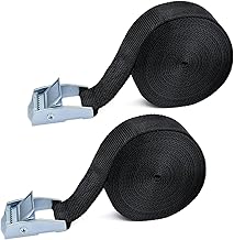 Aqify Tie Down Straps | Heavy Duty Lashing Straps with Adjustable Buckles | Up to 273Kgs | Tie Down Straps for Motorcycle, Cargo, Trucks,Trailer,Luggage Lashing Straps | Adjustable Cam Buckle