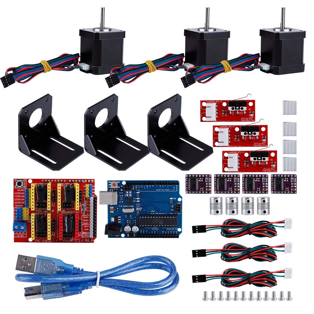 Amazon Com Btihceuot 3d Printer Controller Kit Cnc Kit For Arduino 4 Coupling 3d Printer Accessories Kit Electronics