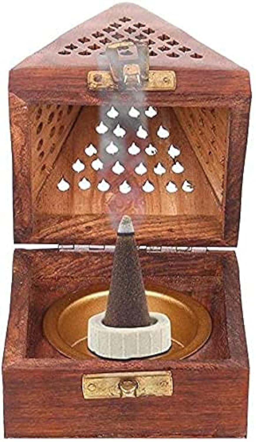 Giftswrap Wooden Handmde Incense/dhoop batti/agarbatti Holder/Stand Wooden Incense Holder (B09B29QZ19) Amazon Price History, Amazon Price Tracker