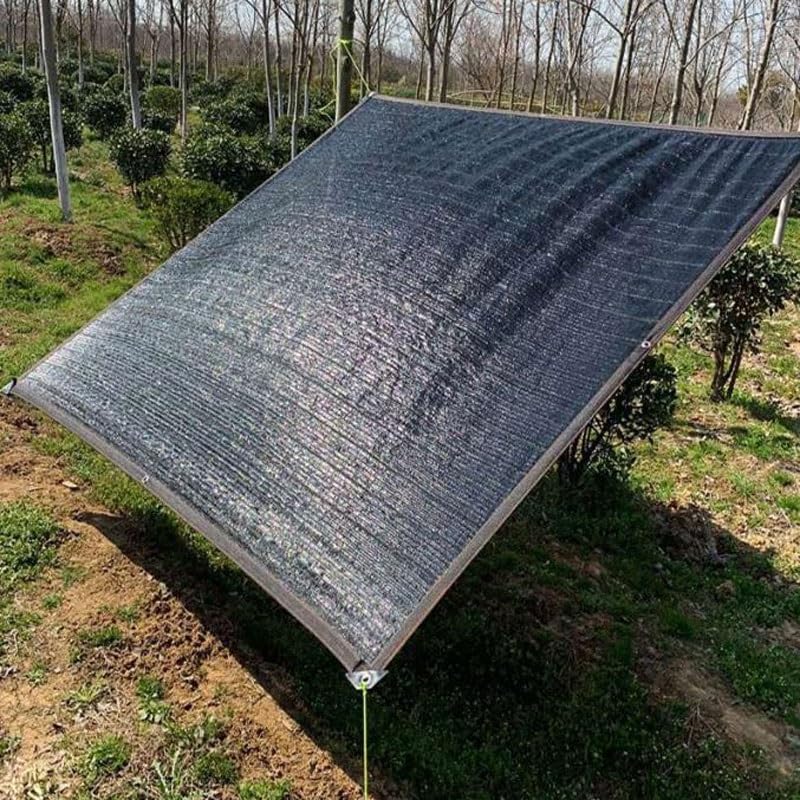 Red parasol negra que bloquea el 95% de rayos ultravioleta recortable 2