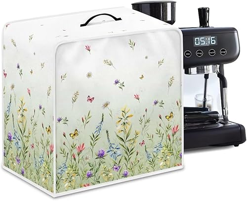 Miniatura 7 de NETILGEN Funda protectora para cafetera, protección contra el polvo, resistente a las manchas, antiderrames, para el hogar, interior, oficina,
