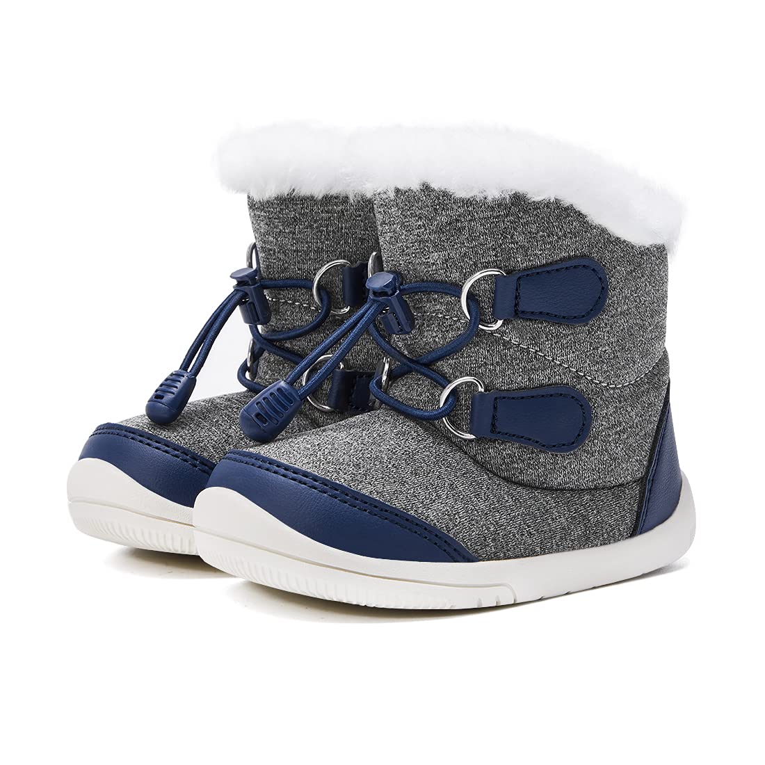 BMCiTYBM Toddler Baby Snow Boots Baby Boys Girls Winter Walking Shoes