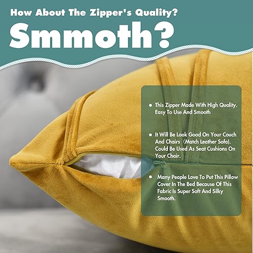 Miniatura 3 de Juego de 2 fundas cuadradas de almohada de terciopelo suave y color liso, para otoño e invierno, funda de almohada decorativa para sillón