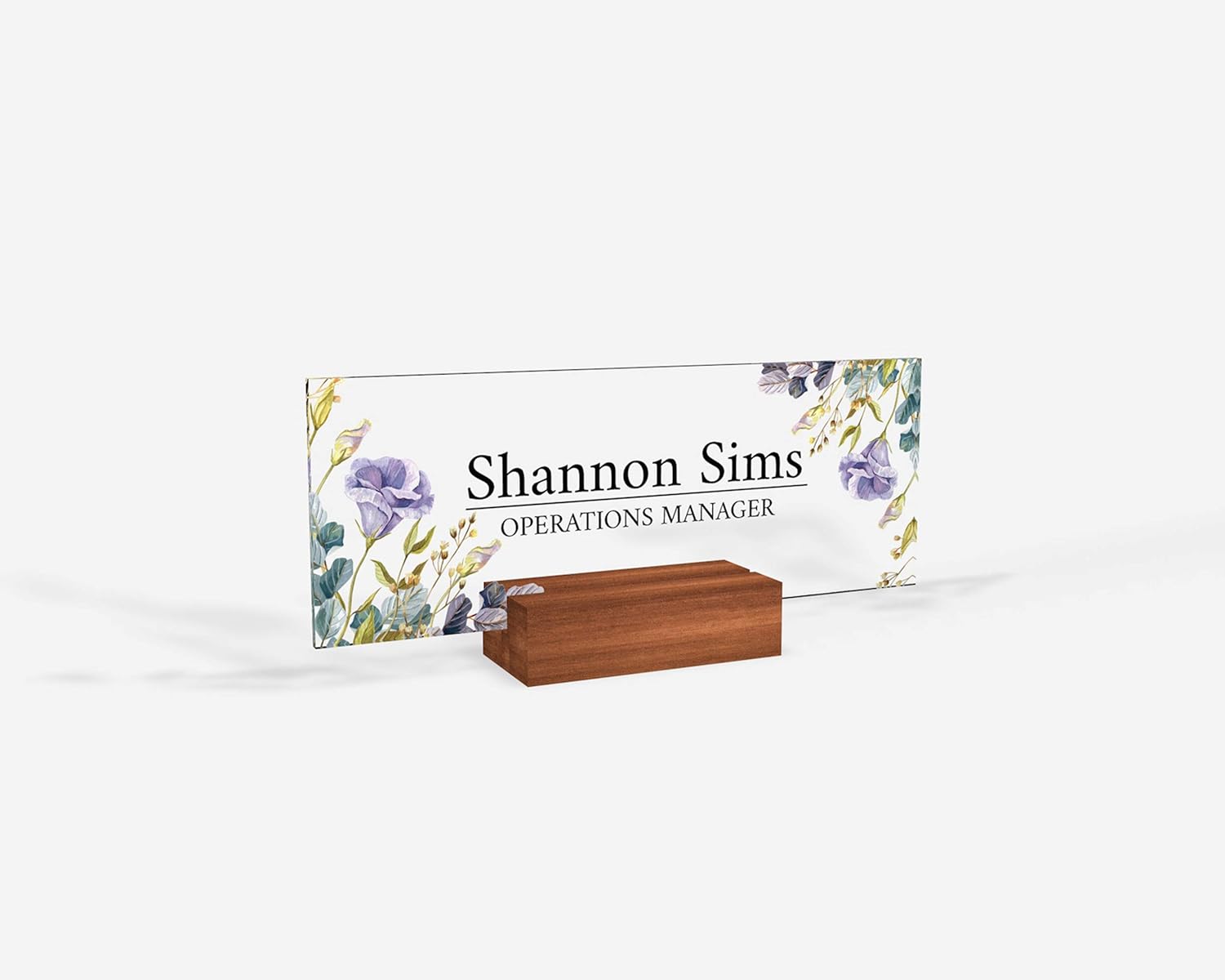 Personalized name plate for desk Nameplate sign Modern office business decor Executive desk organize school Desk name sign (8"x2.5")