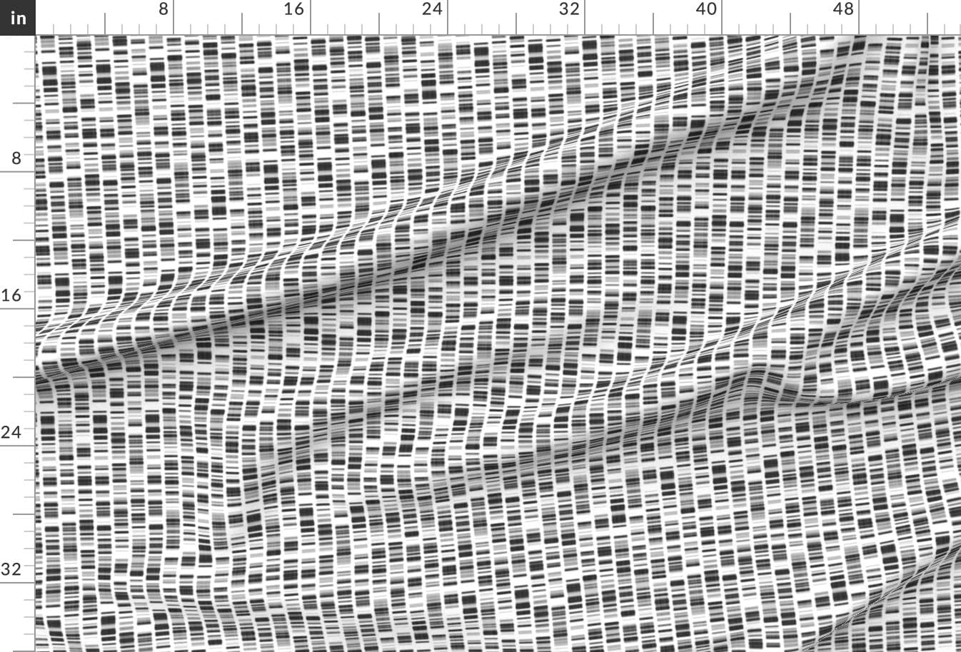 Spoonflower Fabric - DNA Print Black White Genetic Geek Doctor Medical Hospital Printed on Satin Fabric by The Yard - Sewing Lining Apparel Fashion Blankets Decor