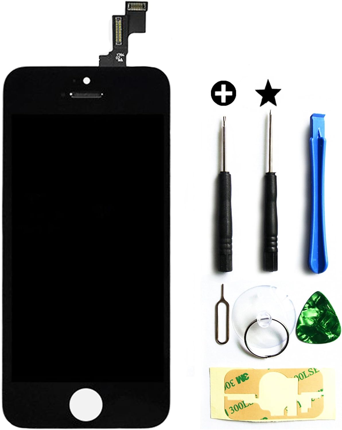 LCD Display & Touch Screen Digitizer Assembly Replacement for Apple iPhone 5C
