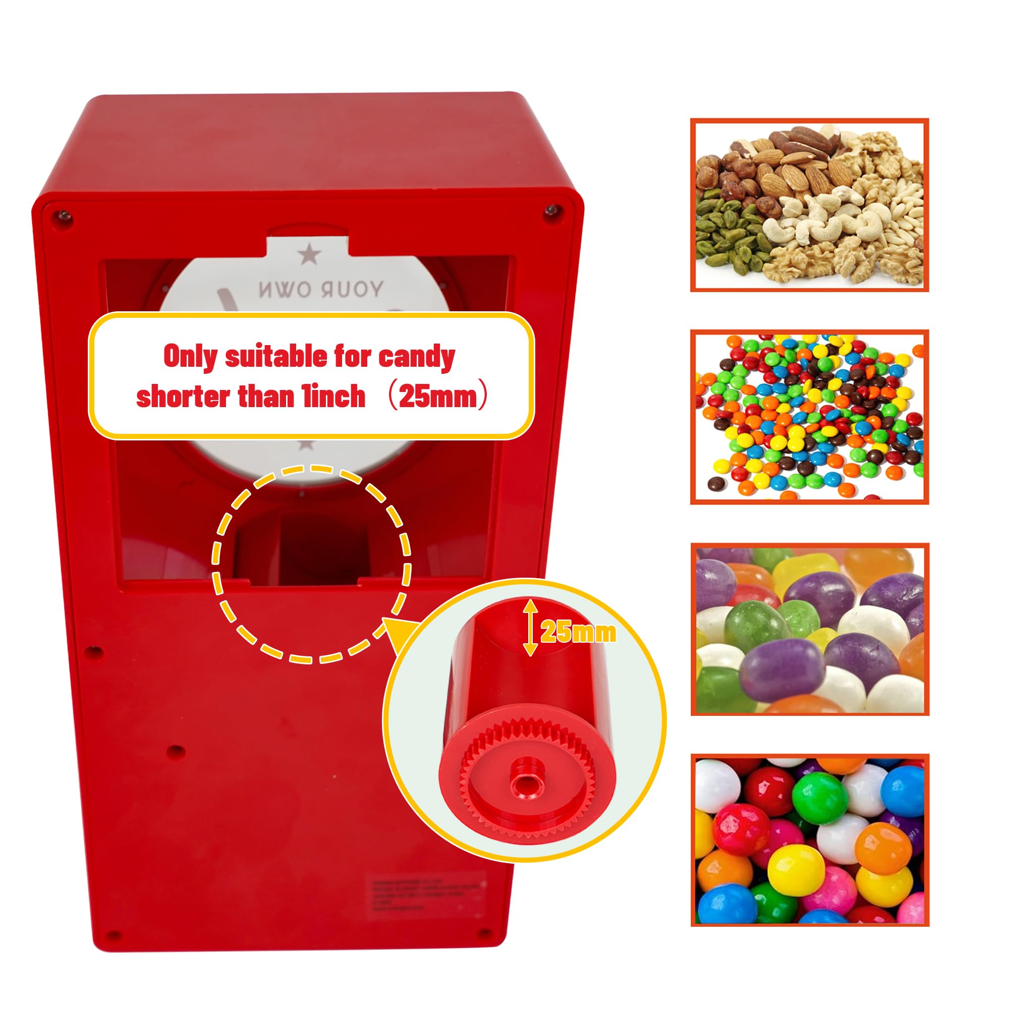 Amazon.com: Retro Candy Dispenser,Candy Machine- Gumball