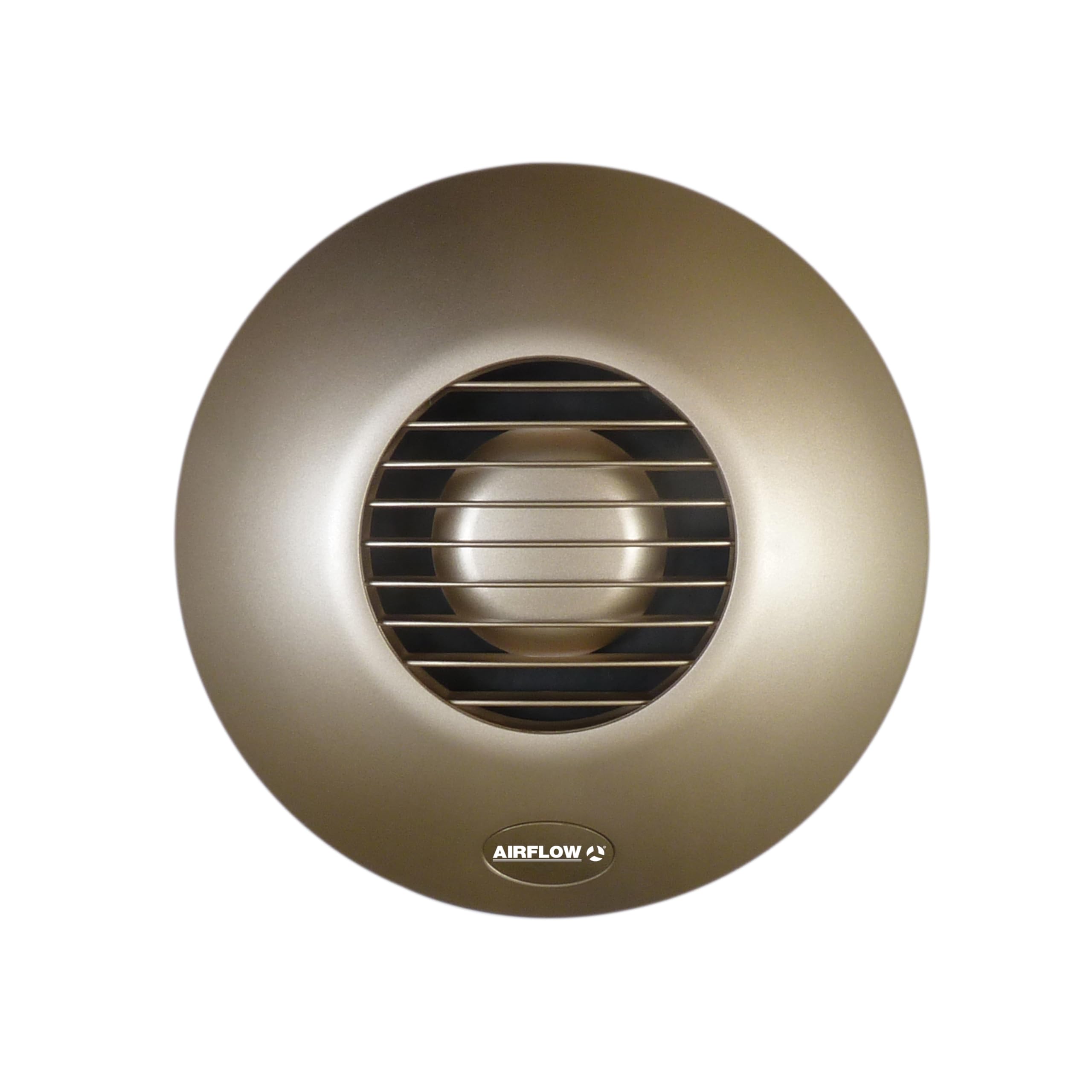 Airflow iCON 15 Copertura Ventilatore in Elegante Pietra Sabbia (Oro) – Look Designer per Bagni – Compatibile con Estrattore iCON 15 & 15S