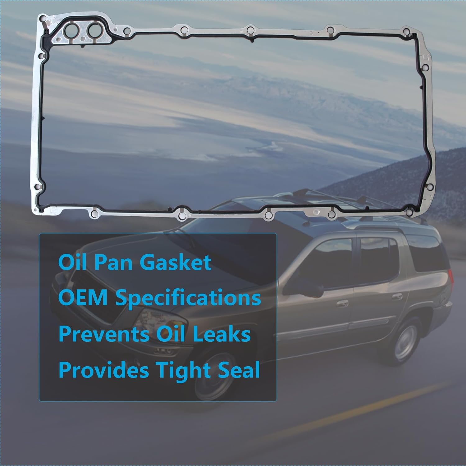 AUCERAMIC 12612350 Oil Pan Gasket B32790 Oil Pump Pickup Tube O-Ring Fit for Chevy Silverado Suburban Tahoe Trailblazer GMC Sierra Yukon Envoy 4.8L 5.3L 5.7L 6.0L 6.2L OS30693R