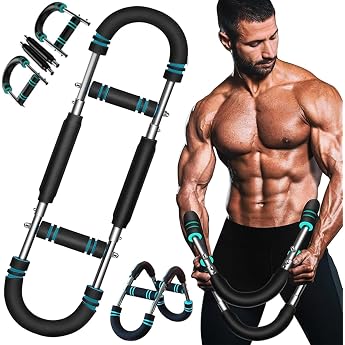 Shaker Twister Arm Trainer U-shaped Twister Arm Trainer Adjustable Chest Expander Thigh Master Trainer Body Strength Fitness Equipment Shapes the Perfect Body for Men