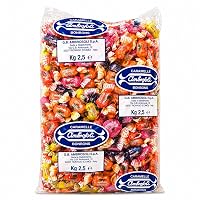 Ambrosoli Caramelle Gelee alla Frutta Assortite 2,5 kg – Sacco Convenienza per Ufficio