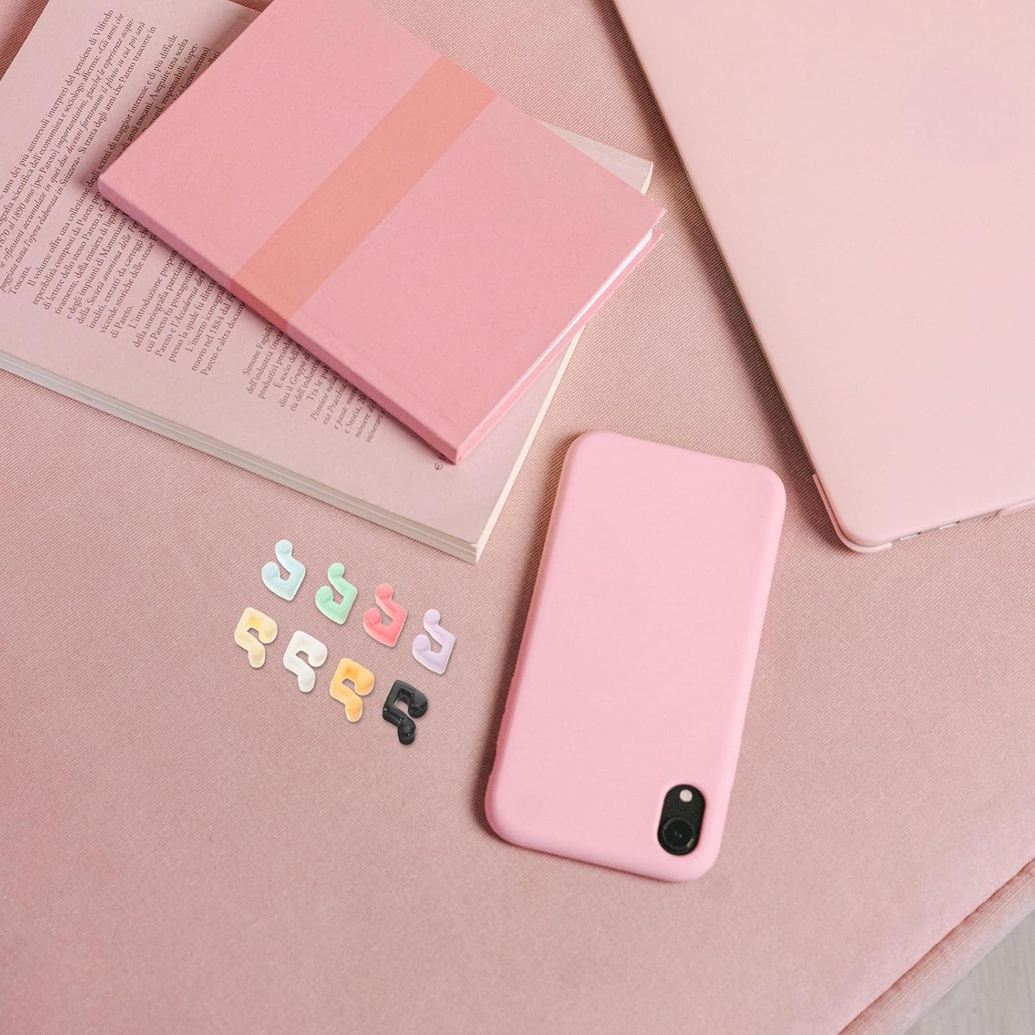 Unomor 54pcs Resin Music Note Flatback Charms for Phone Case Decor image 5