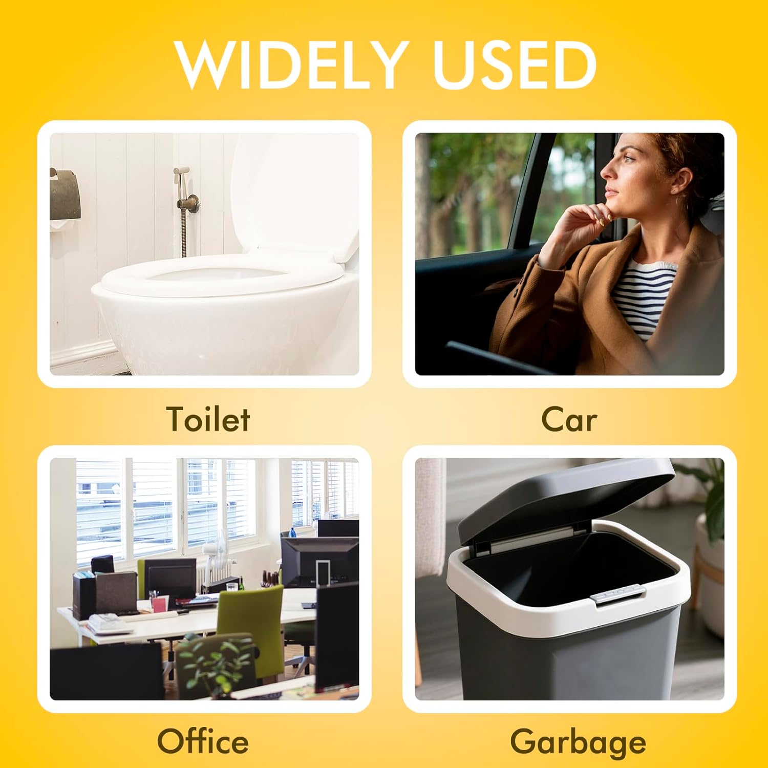 Travel Size Toilet Spray, Air Freshener Spray for Bathroom Deodorizer, Travel Essentials Variety - Lemon, Lavender, Vanilla, Peony, Eucalyptus - Image 6