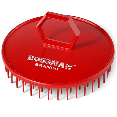 Bossman Cepillo de ducha para masajeador de cuero cabelludo y champĂş, limpiador de cabeza, exfoliante de barba, control de caspa de cabello y barba Bossman Cepillo de ducha para masajeador de cuero cabelludo y champĂş, limpiador de cabeza, exfoliante de barba, control de caspa de cabello y barba