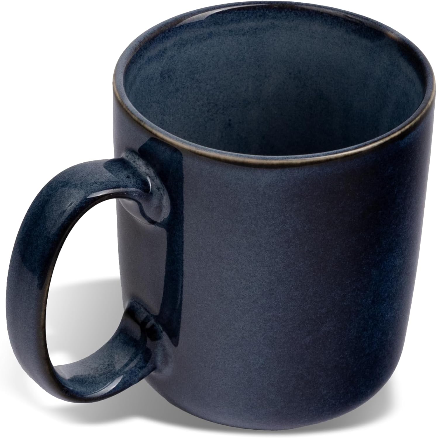 The Memory Company Officially Licensed NCAA 15oz Artisan Faded Rim Ceramic Coffee Mug - Premium Fan Drinkware with Team Logo, For Home, Office & Game Day