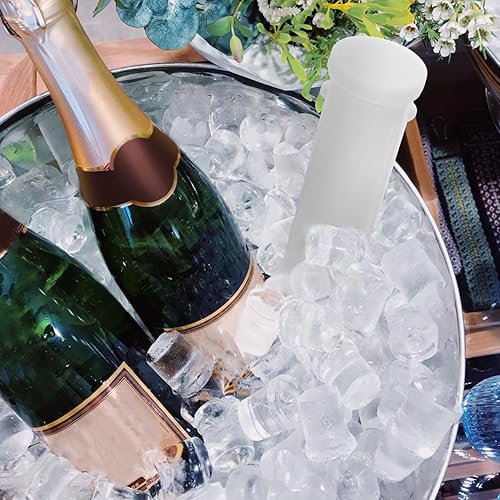 Miniatura 4 de Kichvoe Cajas de 1 pieza para parrilla, botellas de agua reutilizables, cubos de hielo a granel, moldes de hielo reutilizables para whisky, moldes