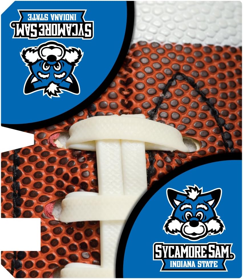VictoryStore Outdoor Mailbox Cover - Indiana State University, Football, Magnetic Mailbox Cover