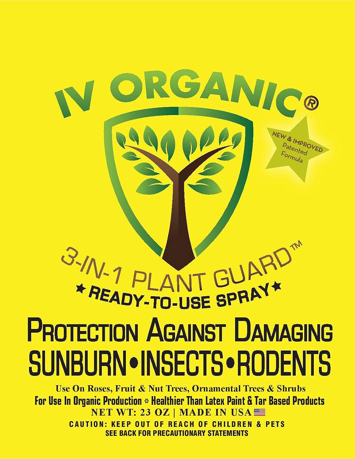 IV Organic 23 oz. 3-in-1 Plant Guard Spray Bottle (White) (1)