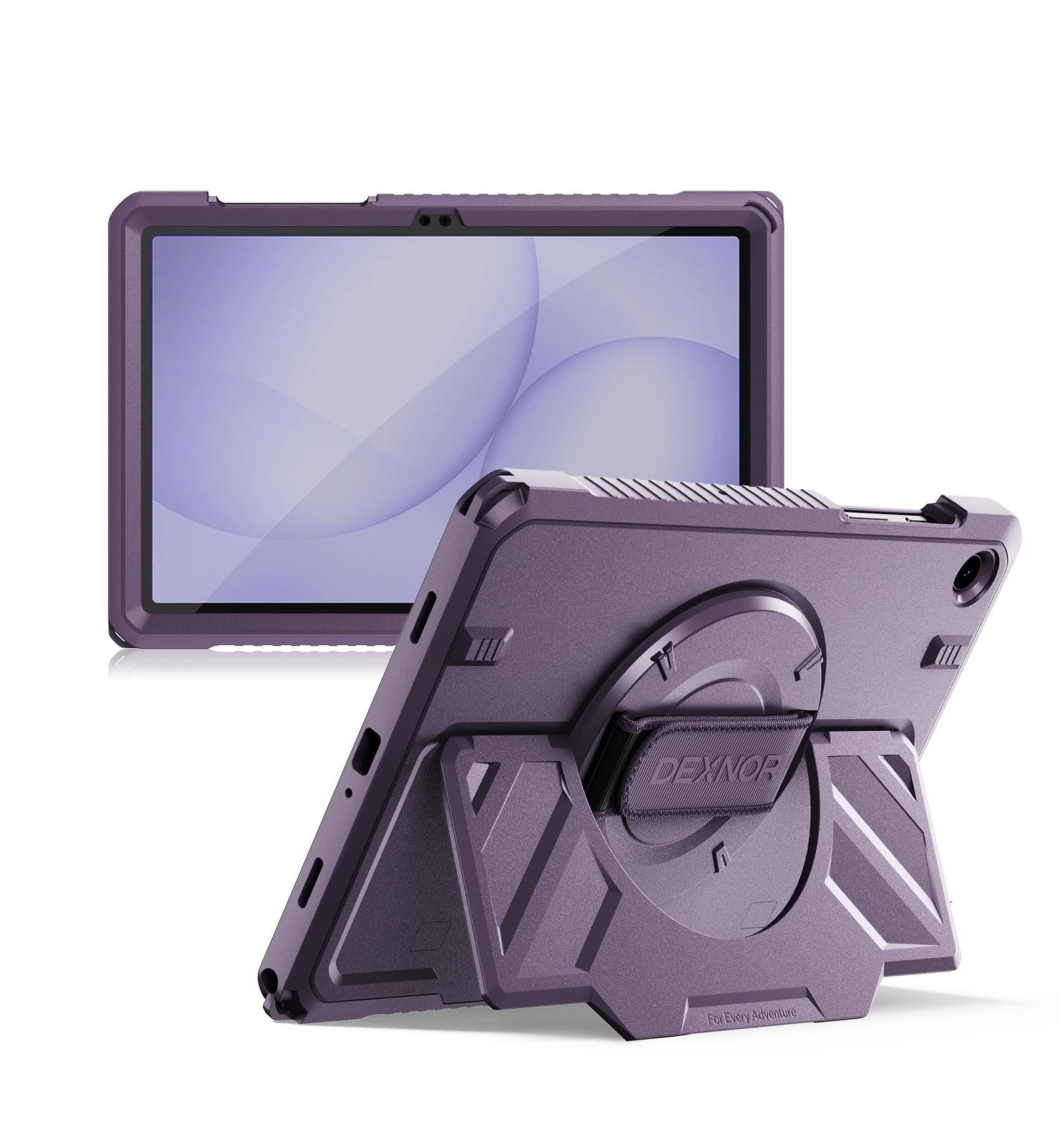 Dexnor Case for Samsung Galaxy Tab A9+5G Plus 11" Rugged Extra-Wide Stand