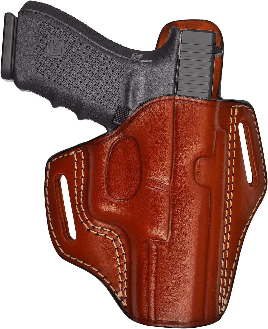 OWB Handmade Leather Holster – Fits CZ 75 SP01 P01 P10S P07 Duty 2075 Rami Shadow 2