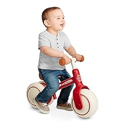 Radio Flyer Balance Bike, Baby Toy, Toddler Bike, Bicycle Toddler Toys, Baby Gifts, Steady Start Balance Bicycle, for Ages 1-3 Years, Red
