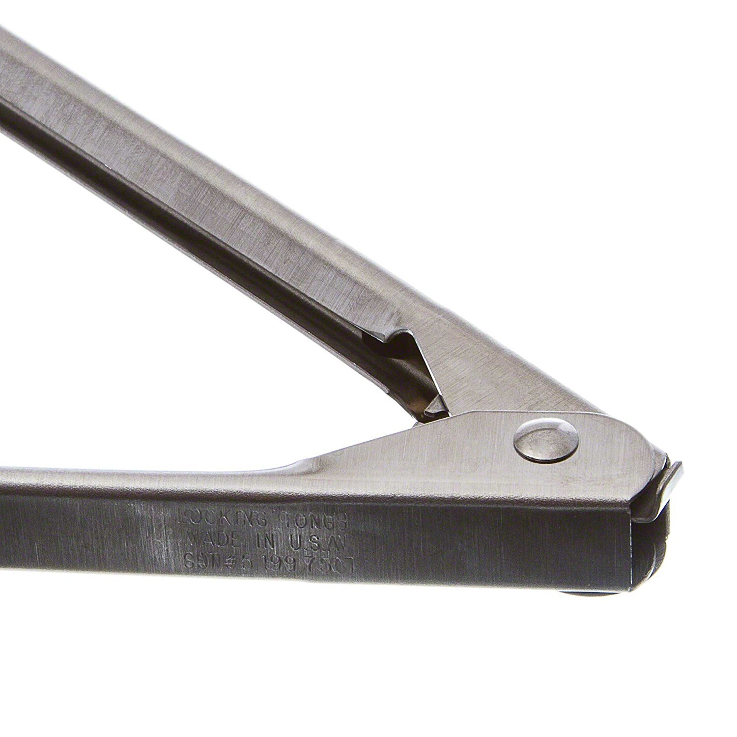 Edlund - Pinzas de acero inoxidable resistentes de 9 pulgadas con cerradura - 4409 HDL - Paquete de 2