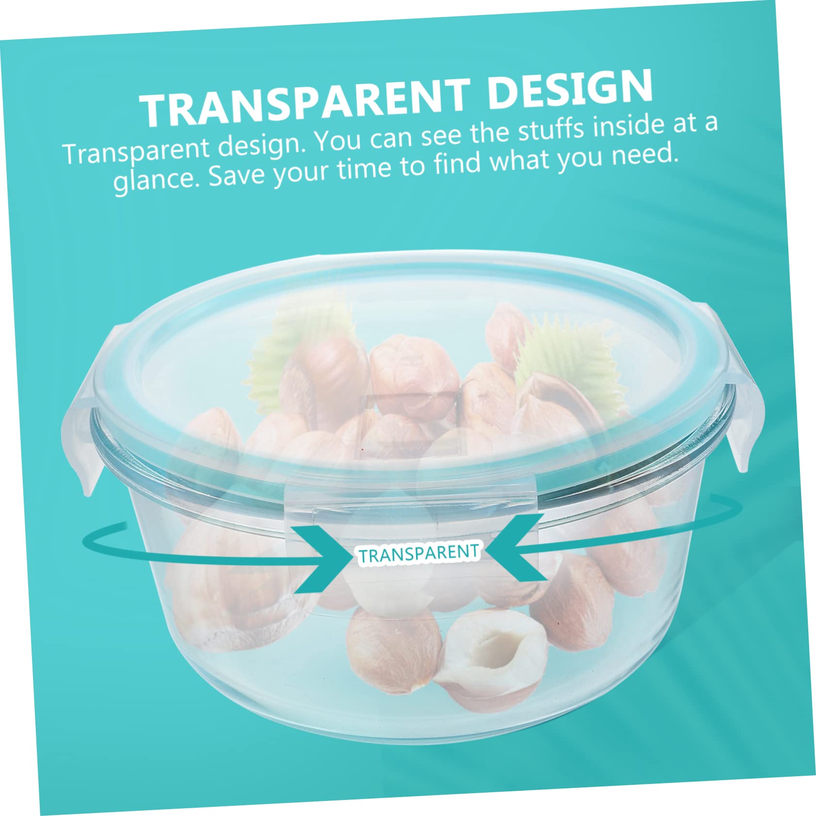 LIFKOME 3 Pezzi Divisi Contenitore Cibo Portatile Ermetico Lunchbox Per Studenti Adulto