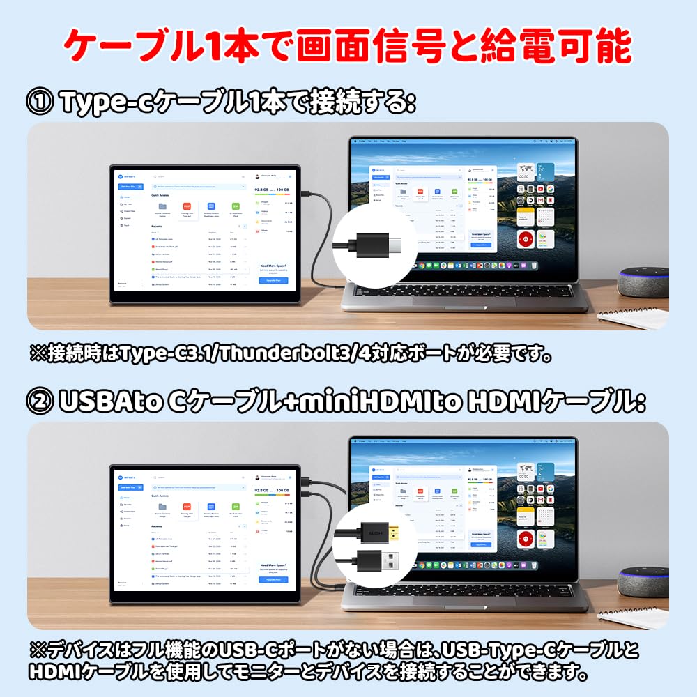 Amazon.co.jp: HAILESI S123N モバイルモニター 12.3インチ 1920x1280