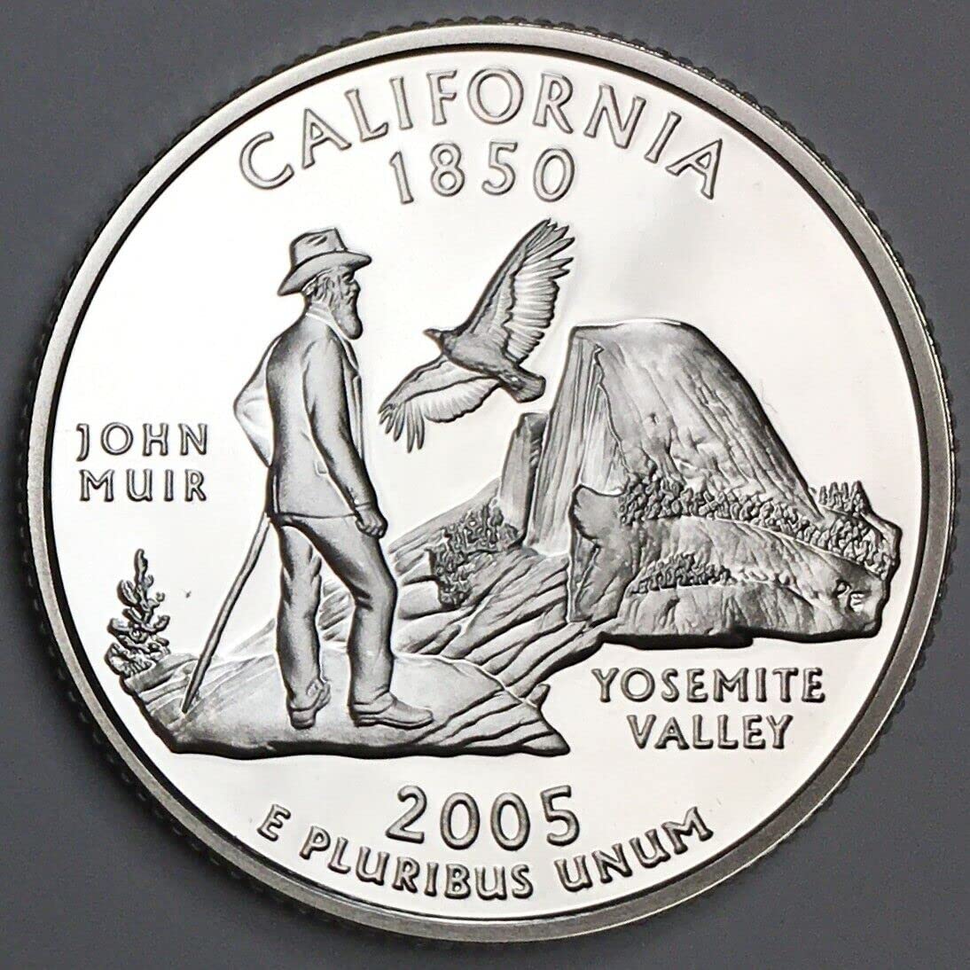 2005 S Silver PROOF Quarter 25 Cents (1/4 Dollar) California Coin I From Opened Mint Set (1/4 Dollar) I Monetized By USA Government
