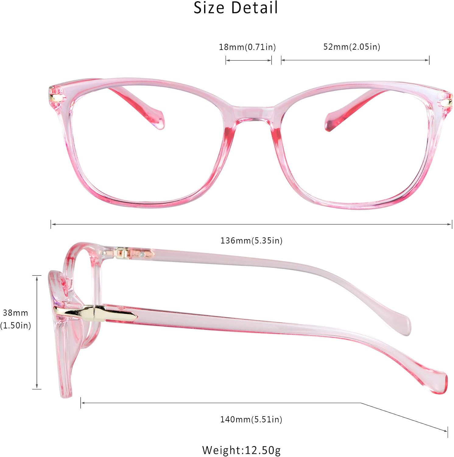 LifeArt Blue Light Blocking Glasses, Computer Reading Glasses, Gaming Glasses - Image 5