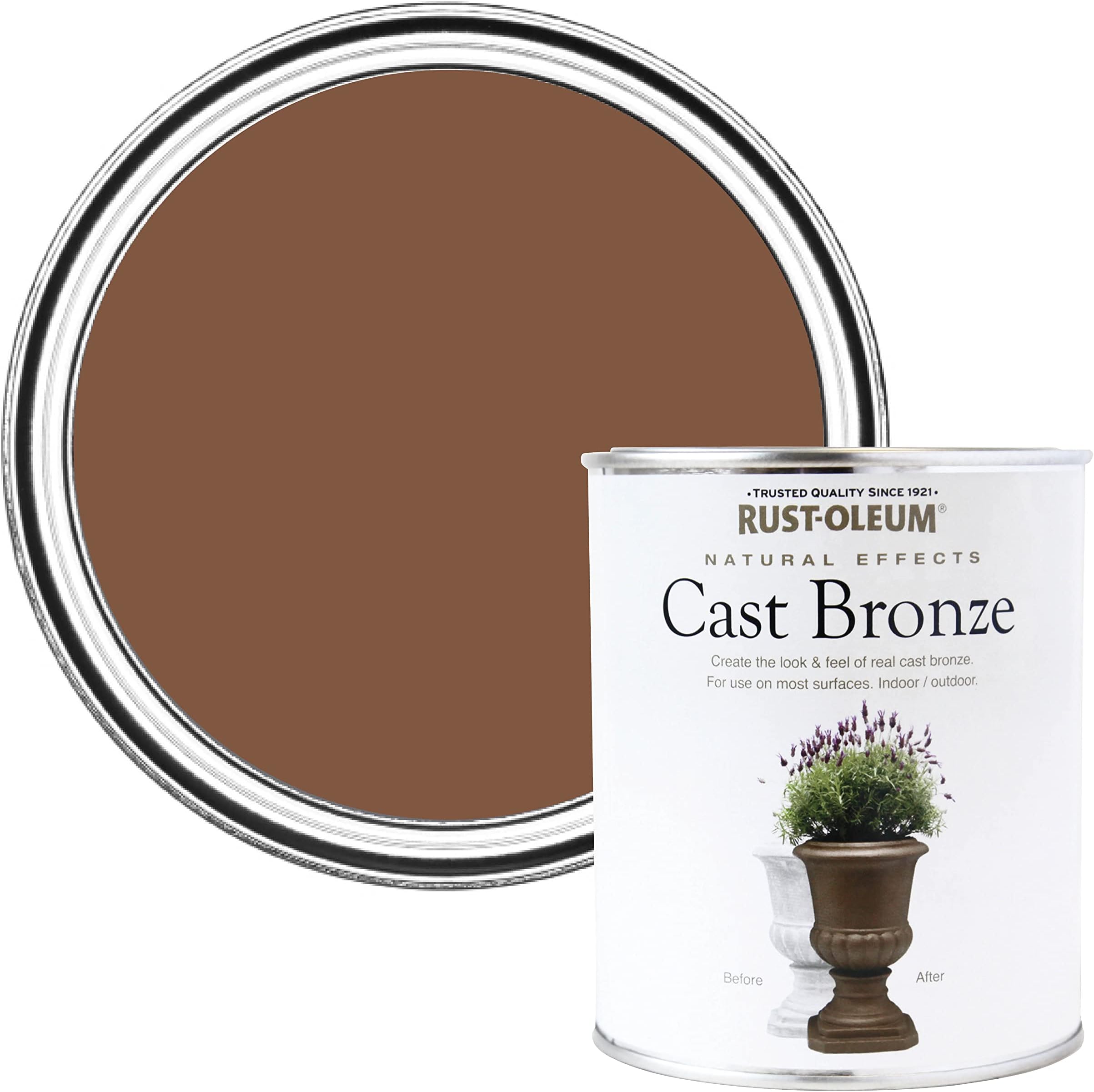 Rust-Oleum Cast Bronze Effect Paint 750ml