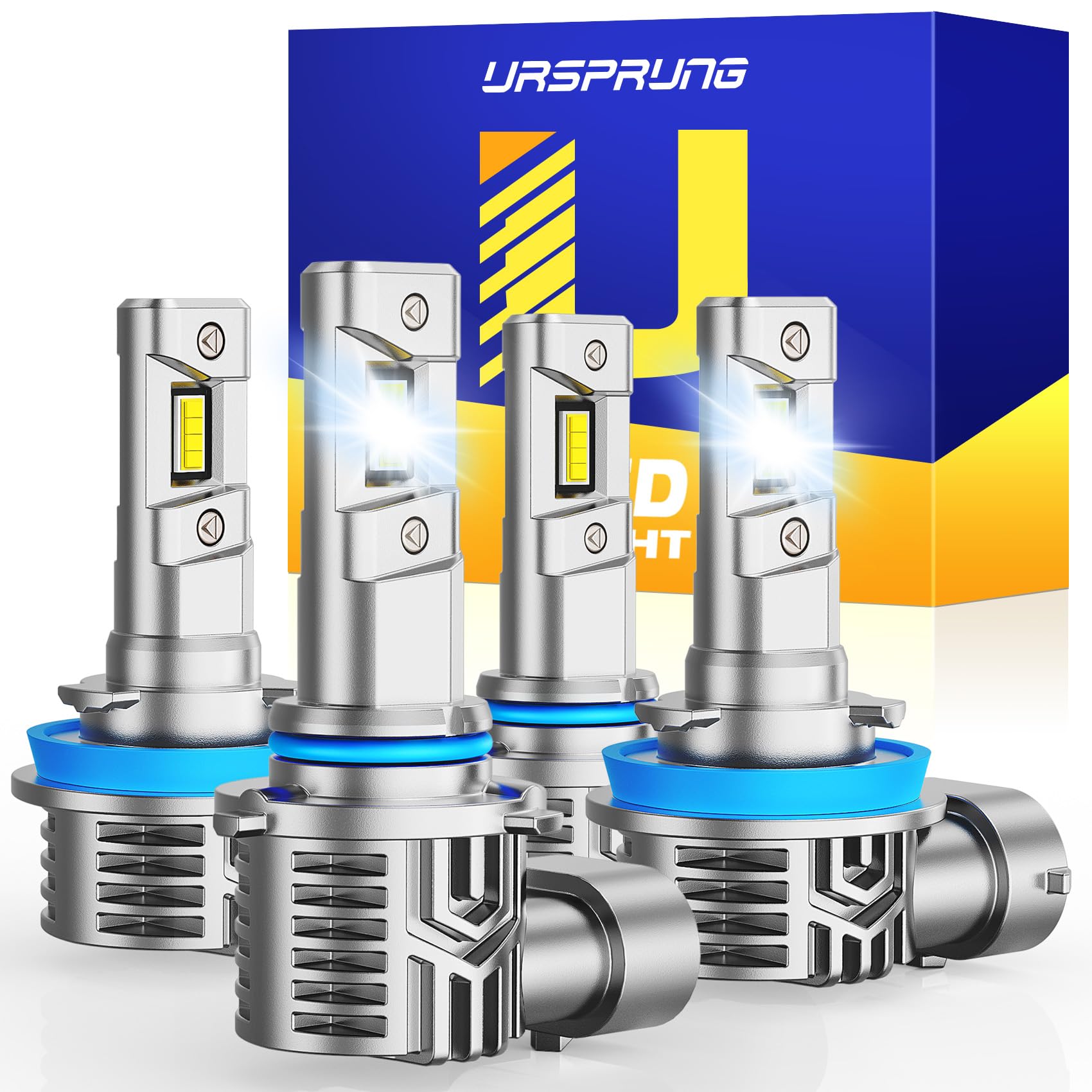 Ursprung 2025 H11/H9/H8 9005/HB3 LED Headlight Bulbs Combo