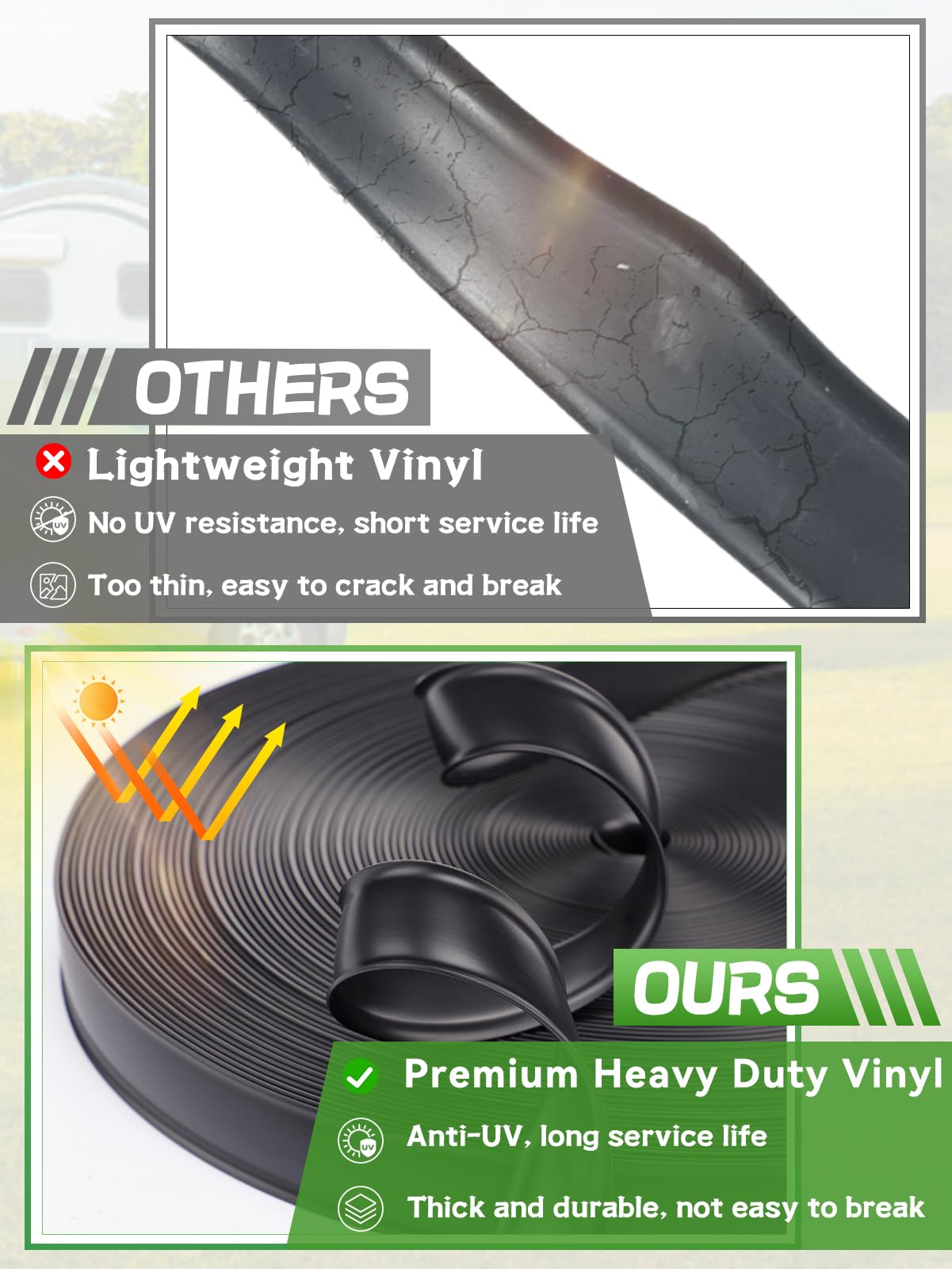 MADHOLLY RV Insert Molding Trim, 7/8 Inch Heavy-Duty Vinyl - View #13