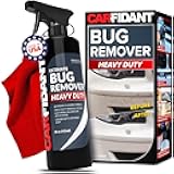Carfidant Bug Remover Heavy Duty Spray - Cars Exterior Cleaner - Easily and Powerful Clean Bug Splatter, Bird Poop From Paint, Plastic, Rubber, Metal, Chrome, Glass - 18 fl. oz.