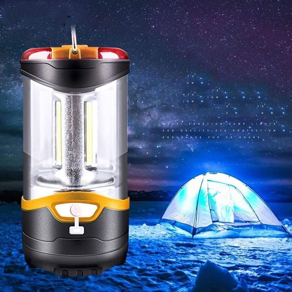 Linterna de Campamento portátil Tienda Impermeable Tent Light BATERÍA APROBADORA APROBADORA A TORNDA DE LA LUZ DE LA LUZ DE Emergencia AL ATUCTURA