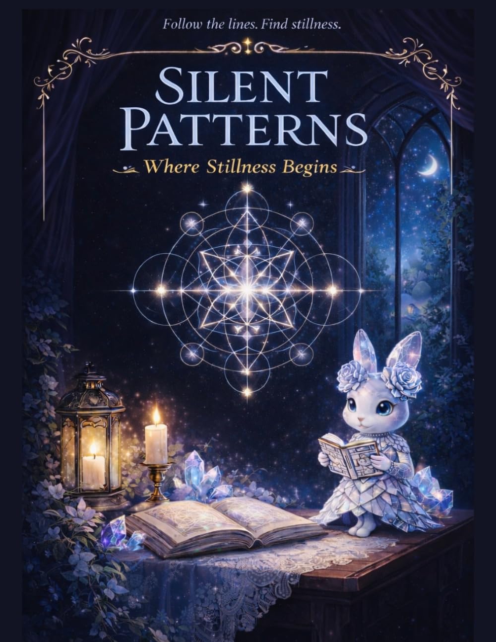 SILENT PATTERNS: A Mindful Coloring Book for Relaxation and Stillness