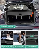 Vista 50 de Powerty Cubierta de Carga para Accesorios Kia Sportage 2023-2025 2026, Textura de Lona Cubierta Retráctil para Maletero Trasero de Carga de Equipaje