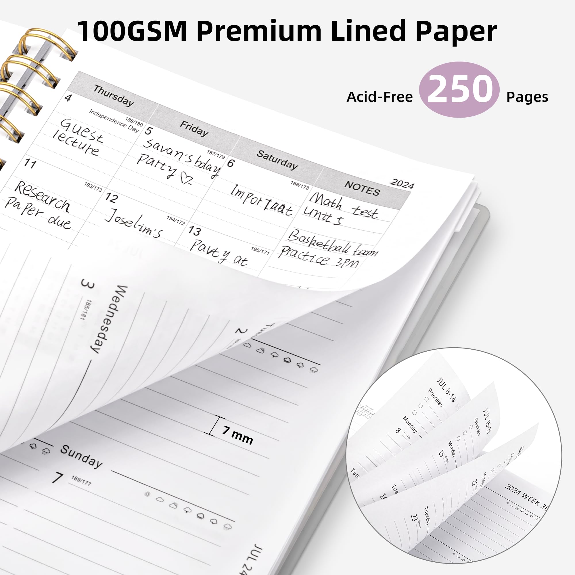 Snapklik.com : Ospelelf 18-Months Planner 2024-2025, 2024 Monthly ...