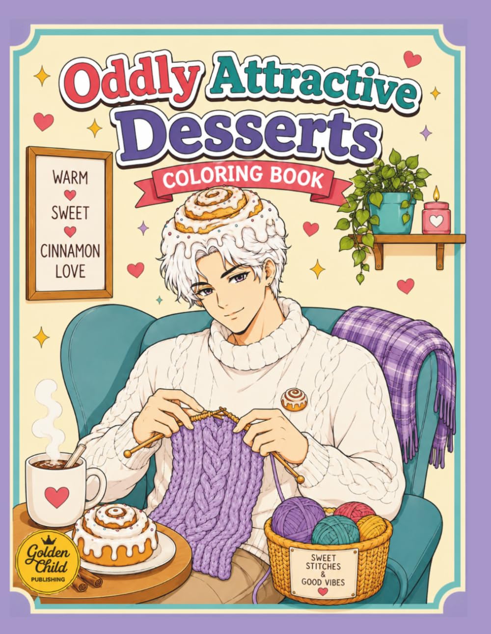 Oddly Attractive Desserts: A Bold and Easy Coloring Book Featuring Charming Cakes, Cute Pastries, Sweet Treats, and Whimsical Dessert Characters for Relaxation and Fun