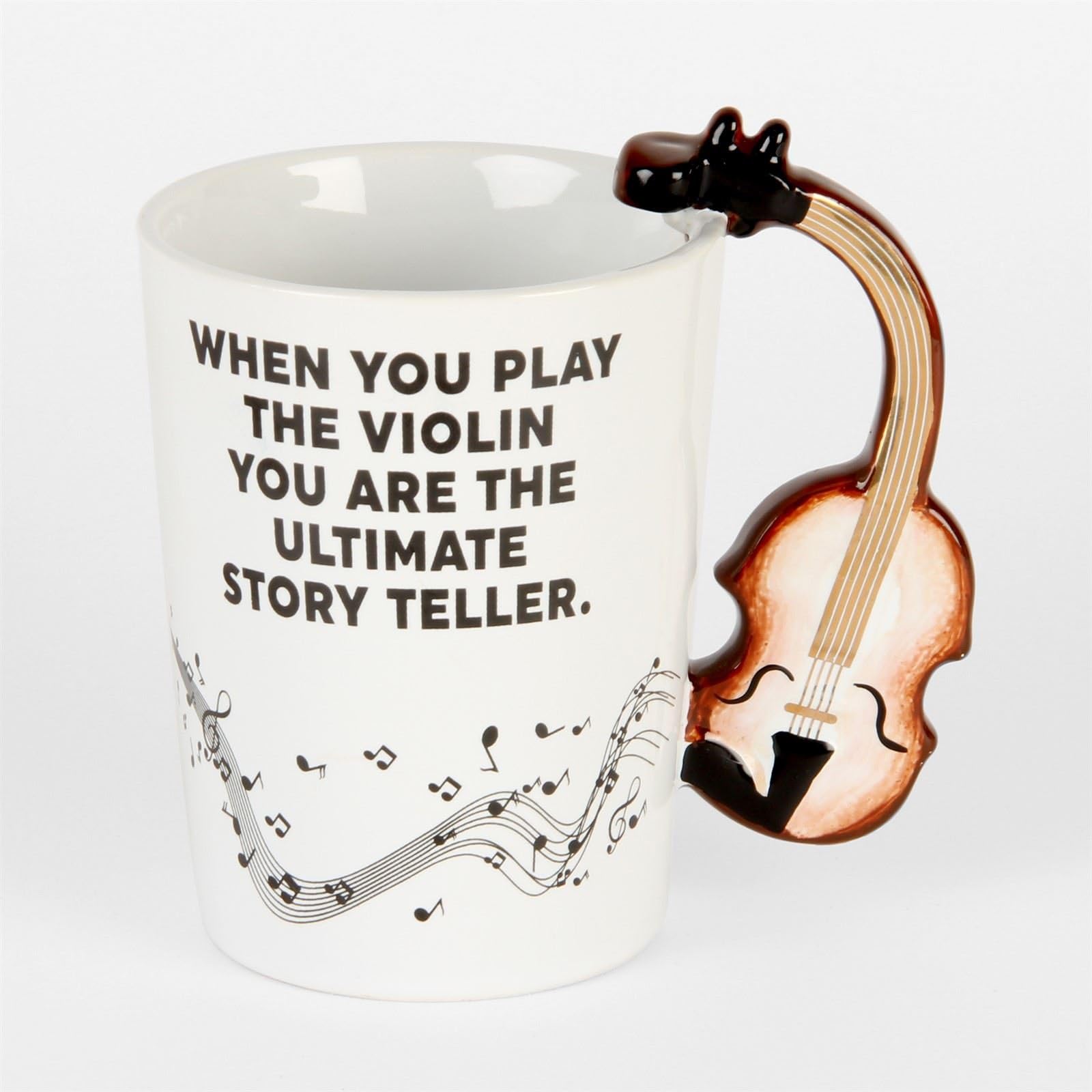 Novelty Violin Mug Gift - Ultimate Story Teller