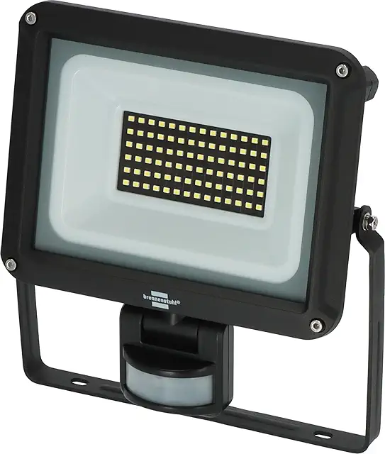 Brennenstuhl LED Außenstrahler mit Bewegungsmelder - 50W, 5800lm, IP65