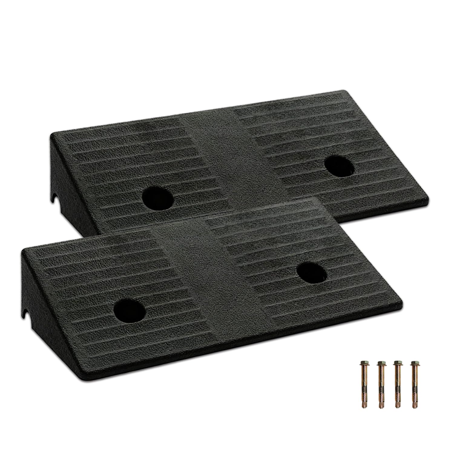 Photo 1 of WECARLLE Rubber Curb Ramp 3.1 Inch Rise (2 Pack)