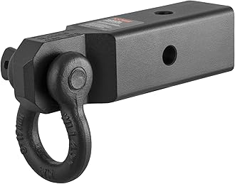 CURT 45831 D-Ring Shackle Mount Trailer Hitch, Fits 2-1/2-Inch Receiver, 13,000 lbs