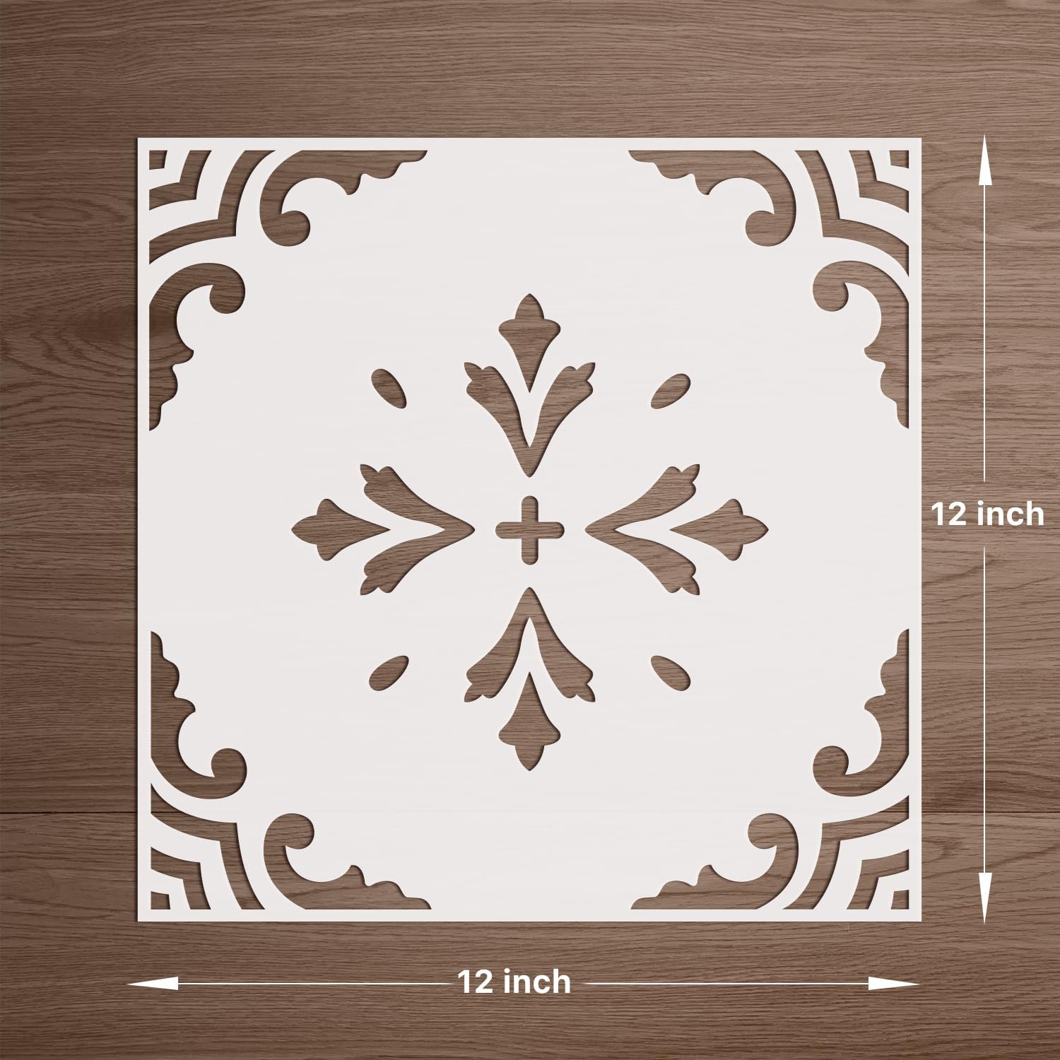 Wall Stencils for Painting Large Pattern 12" x 12"