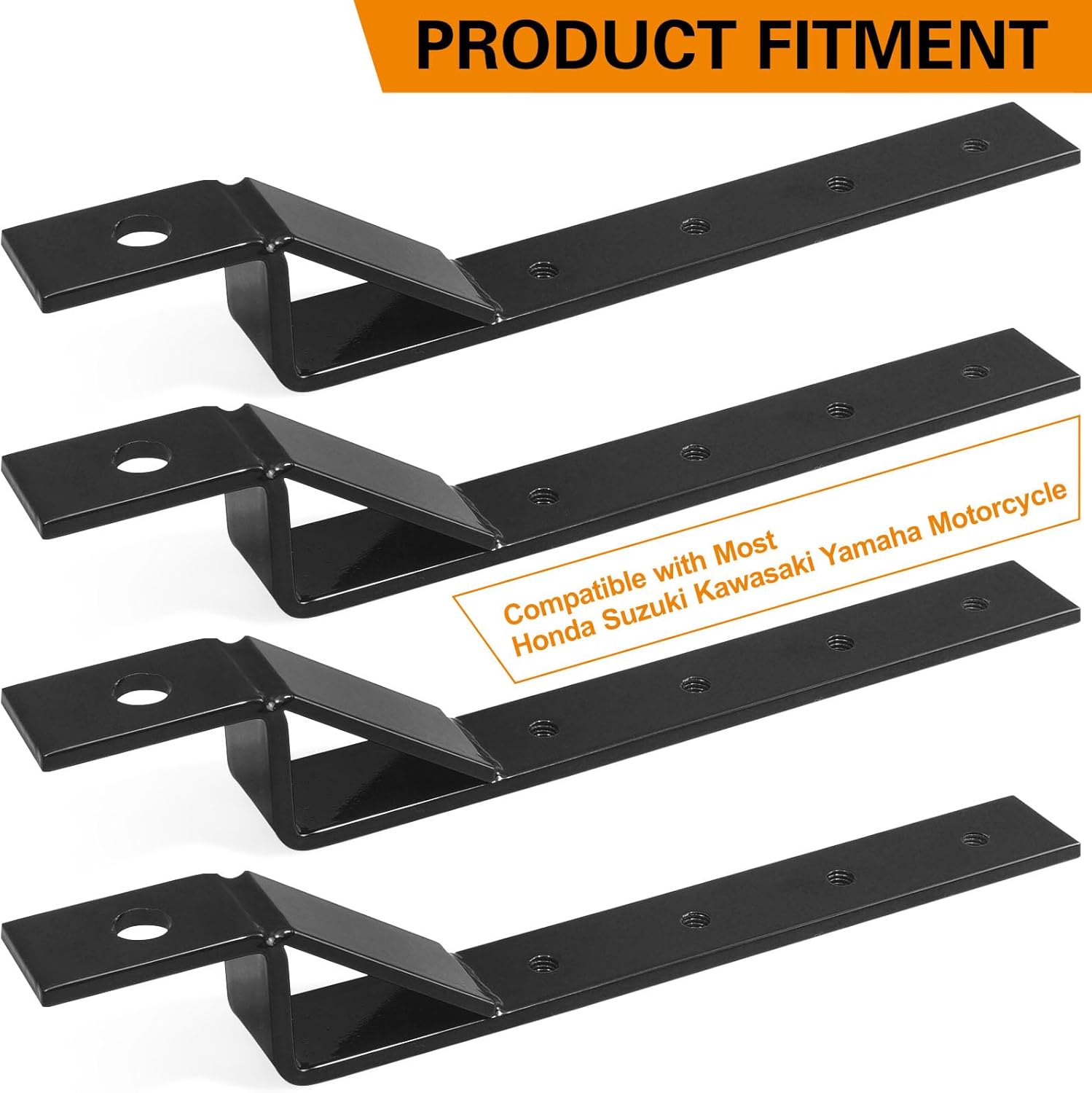 Adjustable Universal Hard Saddle Bag Mounting Bracket Kit fit for Harley Davidson Honda Suzuki Kawasaki Touring Models