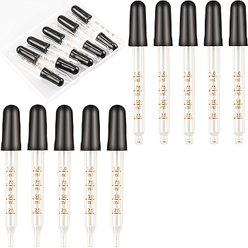 玻璃滴管带橡胶头 1ml 10个装 实验室用滴管