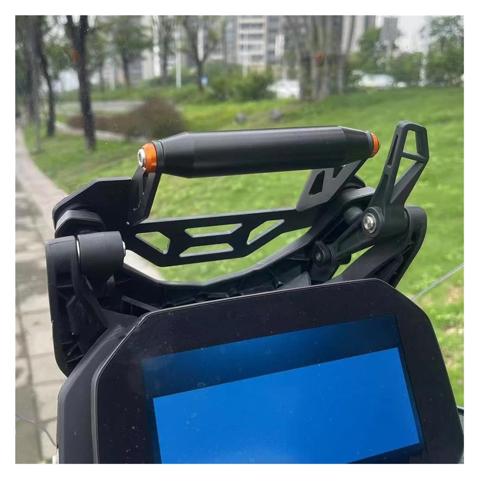 Support de Navigation pour BMW pour C400GT Barre Transversale Extensible Support De Navigation GPS Réglable Téléphone Portable Moto(12MM 2)