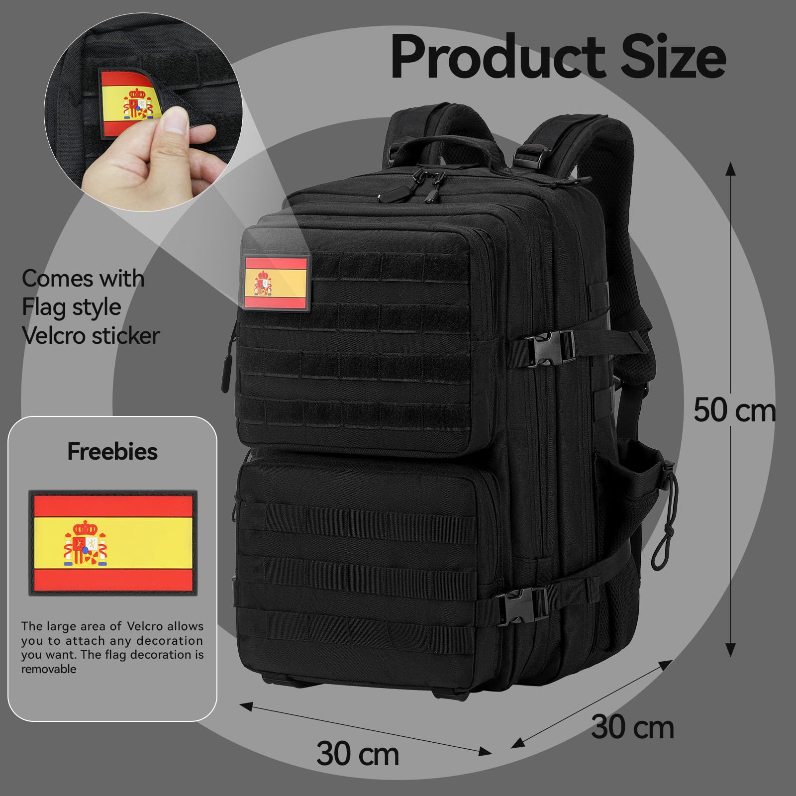 Highlander Recon 28L Zaino Militare Zaino Escursioni Trekking Outdoor - Foto 13