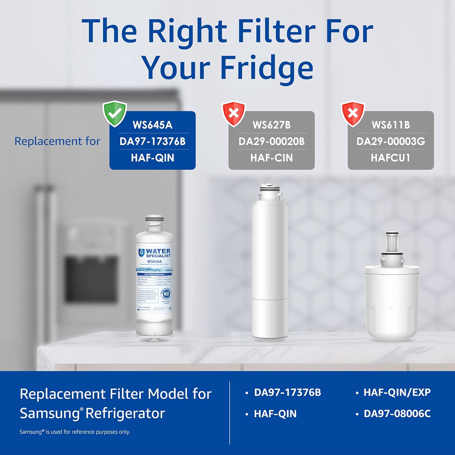 Buy Waterspecialist DA9717376B Replacement for Samsung HAFQIN/EXP