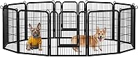 Vista 28 de Topeakmart Unleashed - Cerca portátil para mascotas de 24 pulgadas, 8 paneles, para perros pequeños, medianos y grandes, para uso en interiores